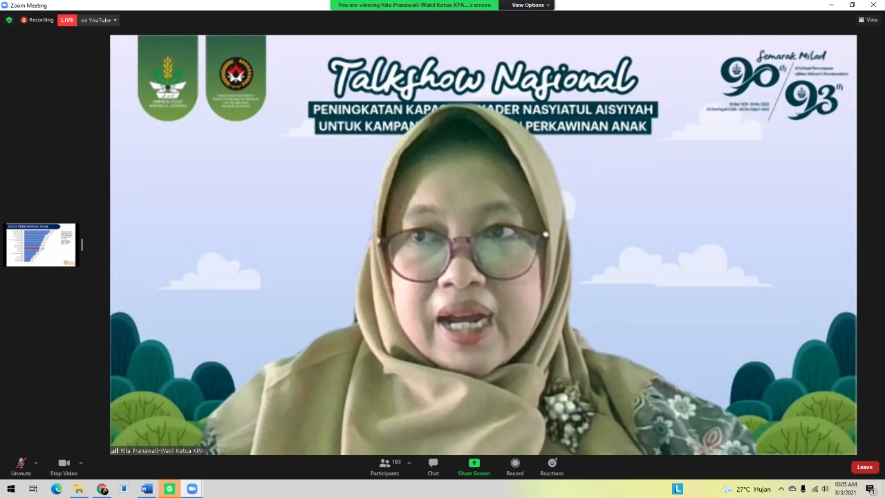 Orang Tua Bertanggung Jawab untuk Mencegah Perkawinan pada Usia Anak